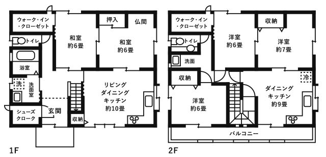 予算2,000万円台の間取り例