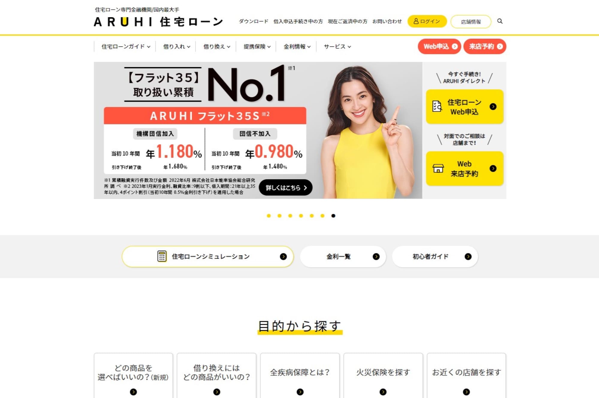 8.ARUHI住宅ローン「フラット35」