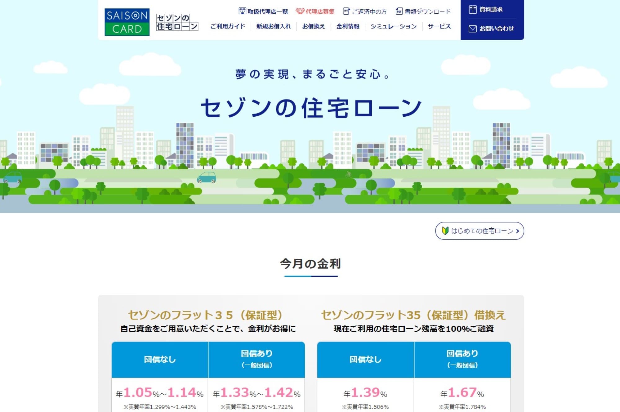 21.クレディセゾン住宅ローン「フラット35」